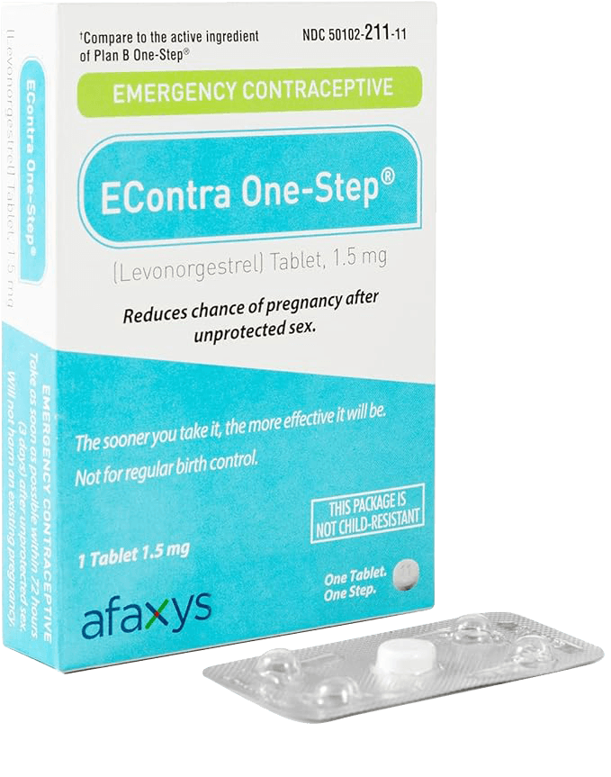 EContra box and pill pack